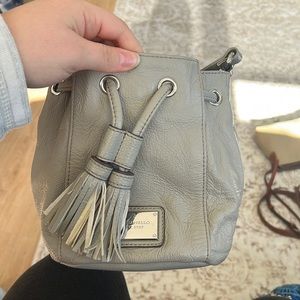 Grey Tignanello Crossbody Bag